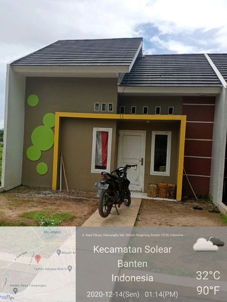 foto posisi tengah perumahan Cluster Grand City Solear
