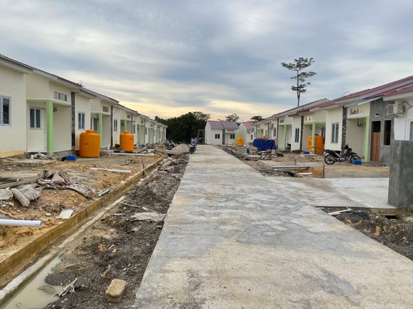 foto posisi tengah perumahan Kayan Residence