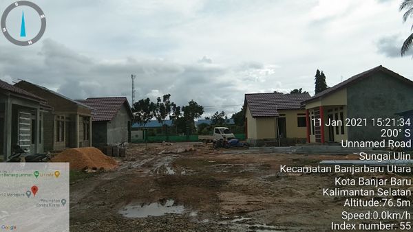 foto posisi tengah perumahan KOMPLEK ARWANA RECIDENCE 7