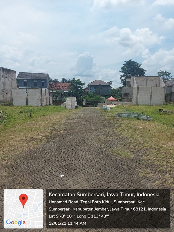 foto posisi tengah perumahan CLUSTER PERMATA