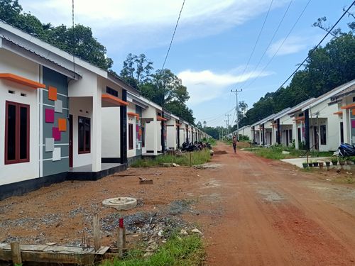 foto posisi tengah perumahan Grand Karya Residence