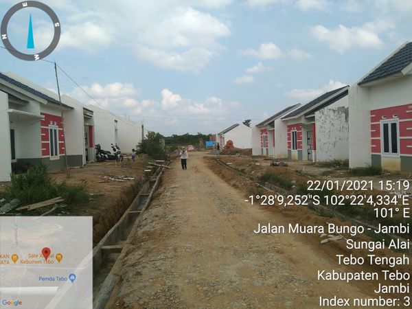 foto posisi tengah perumahan GRIYA ALAM TEBO 2