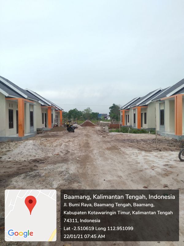 foto posisi tengah perumahan Griya Mentaya