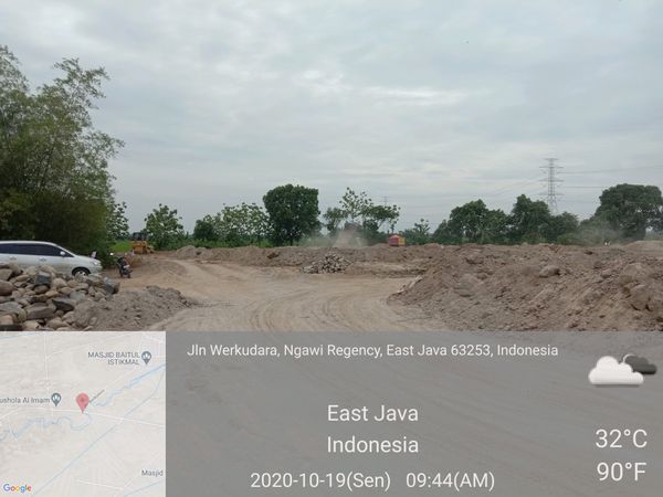 foto posisi tengah perumahan Grand Maksoem Village