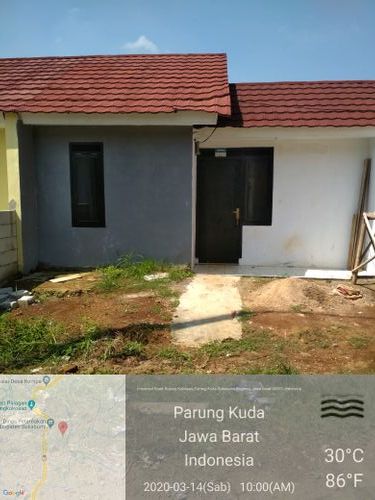 foto posisi tengah perumahan Griya Bojongkokosan Asri