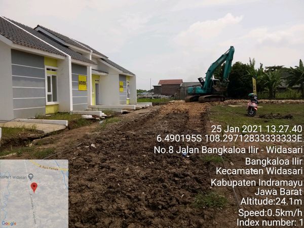 foto posisi tengah perumahan PESONA JATIBARANG ASRI