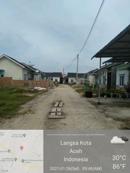 foto posisi tengah perumahan PADEE RESIDENCE