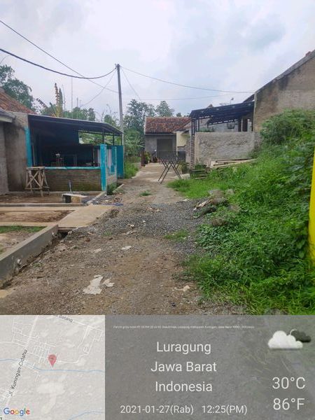 foto posisi tengah perumahan Griya indah luragung