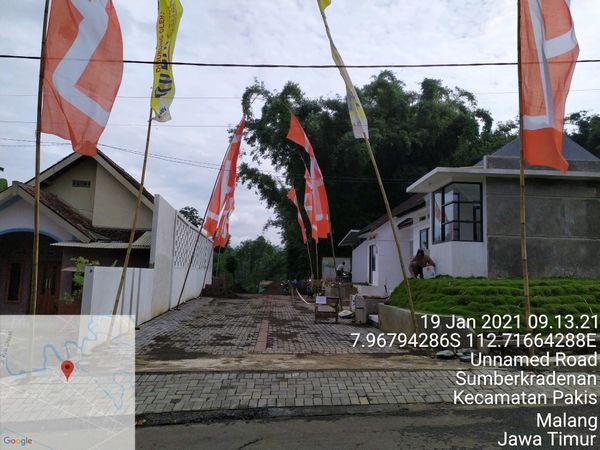 foto posisi tengah perumahan Pakis Hasanah Smart Living
