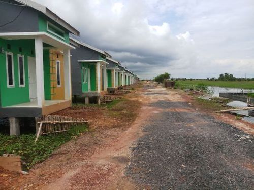 foto posisi tengah perumahan GREEN SAMMAN