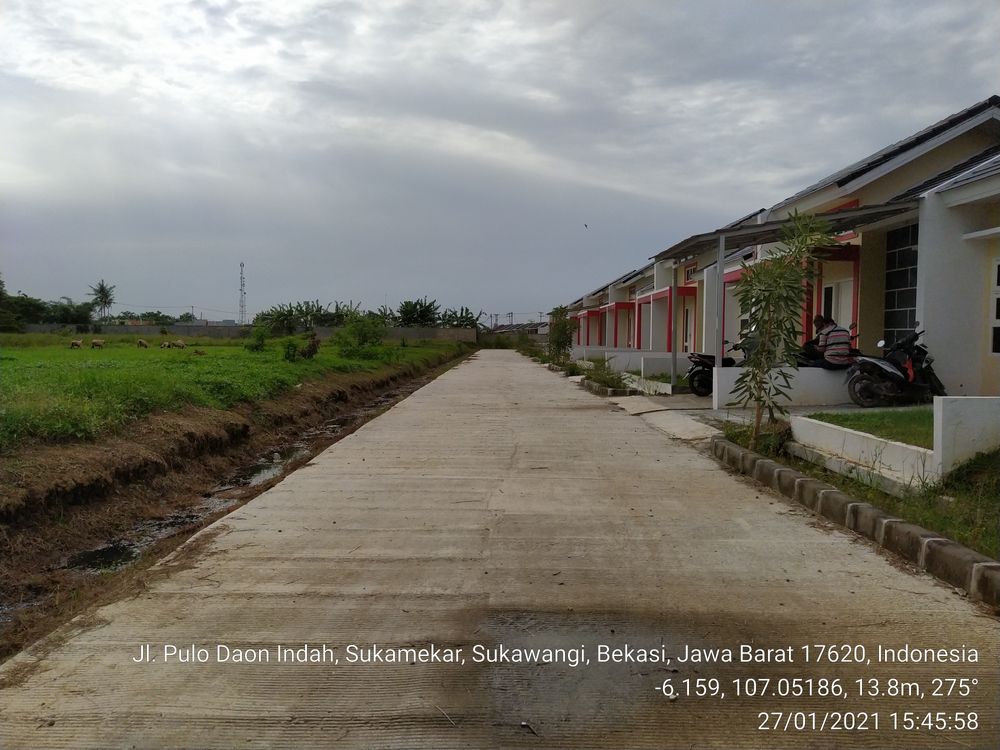 foto posisi tengah perumahan GREEN LAVENDER AVENUE