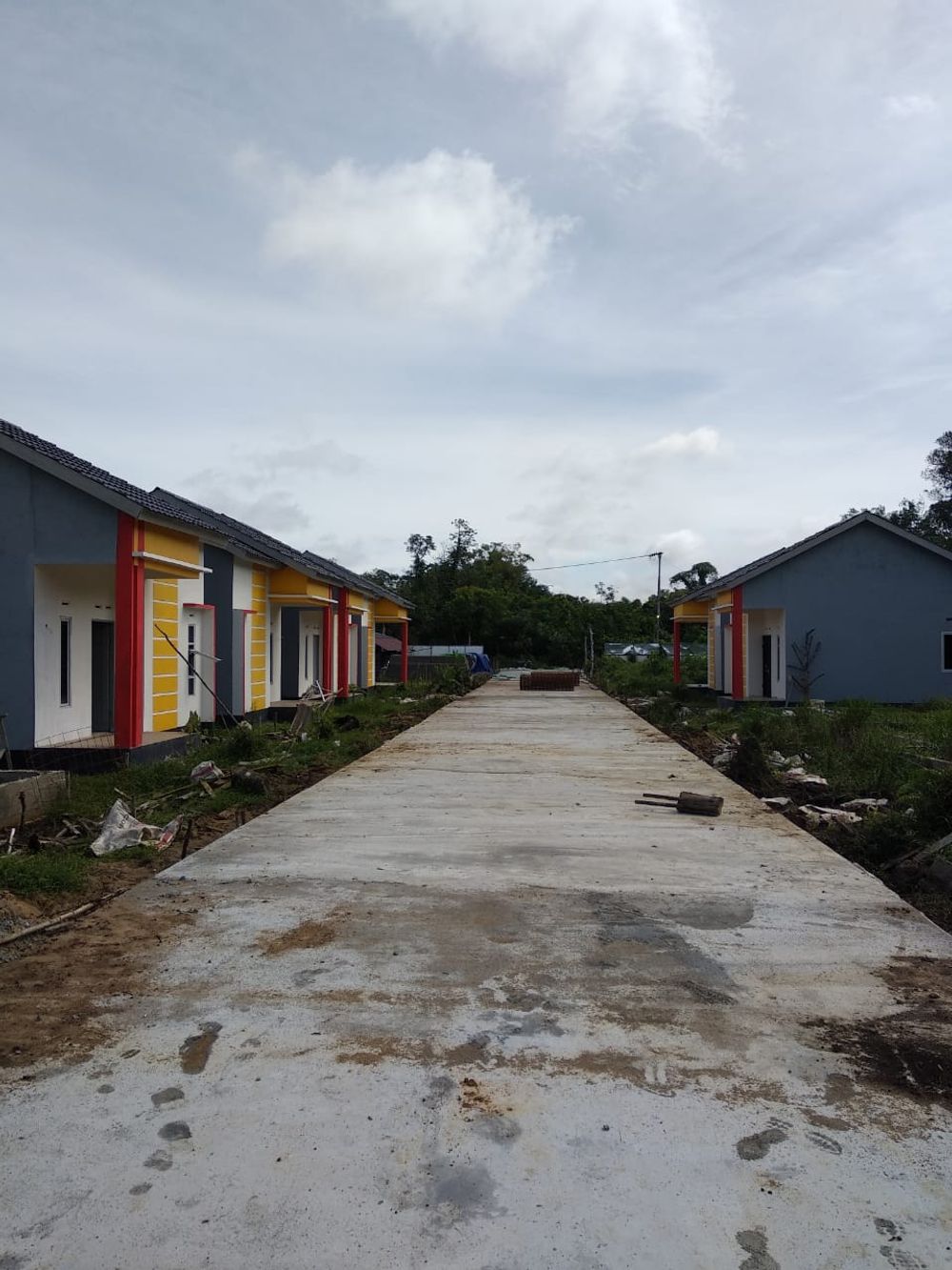 foto posisi tengah perumahan DAILY PERDANA RESIDENCE 2 BLOK E DAN F