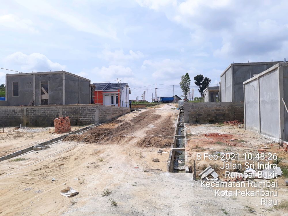 foto posisi tengah perumahan Sri Purnama Residence