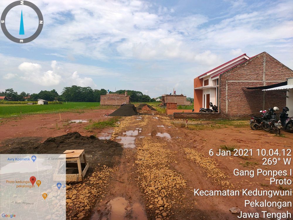 foto posisi tengah perumahan Graha Utama Proto