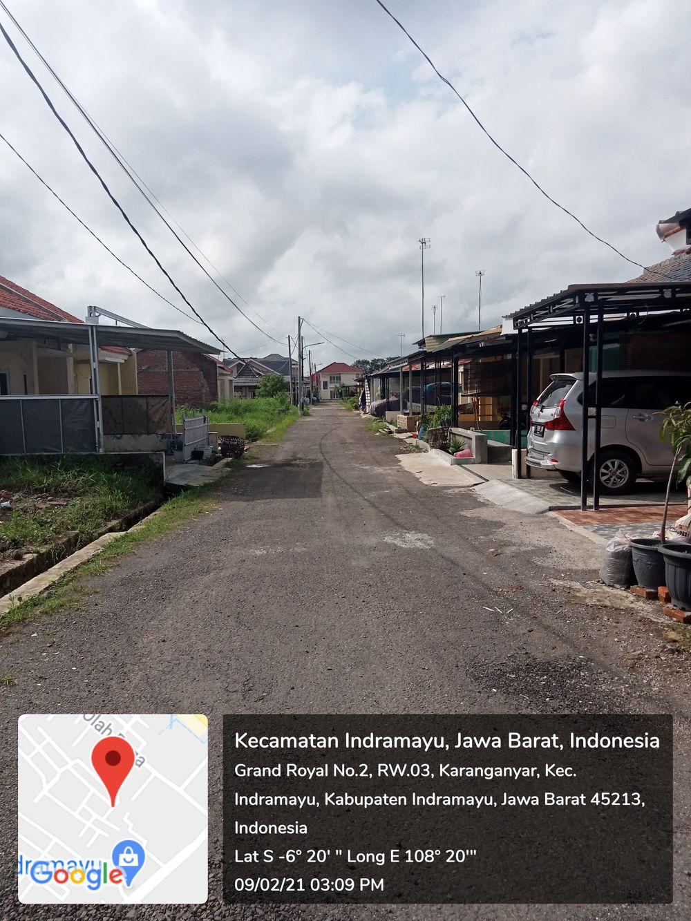 foto posisi tengah perumahan GRAND ROYAL RESIDENCE 2