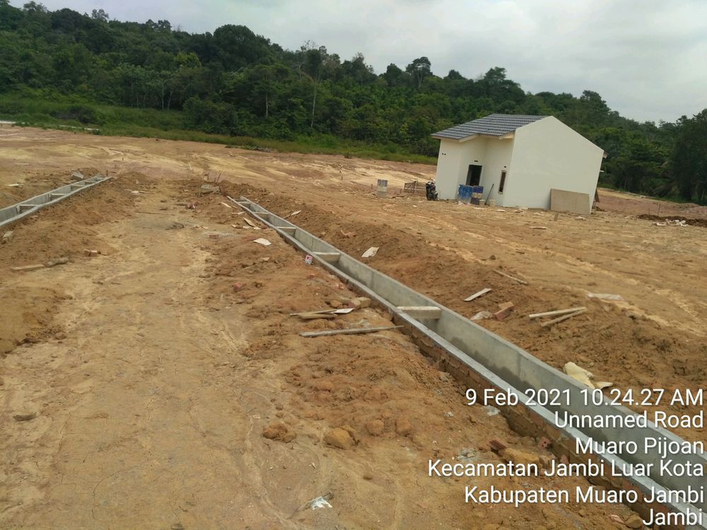 foto posisi tengah perumahan Aksarah Muaro Residence