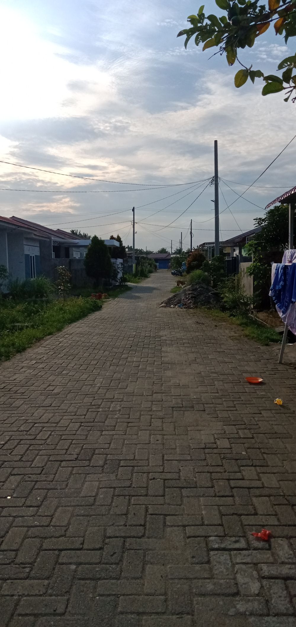 foto posisi tengah perumahan Rorinata Residence Sukamaju Tahap 9 Pengembangan 2
