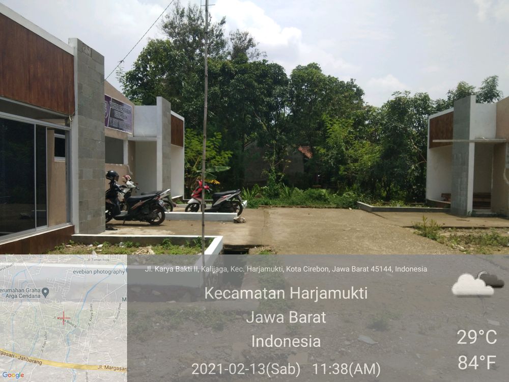 foto posisi tengah perumahan GRAHA AZZAHRA KALIJAGA