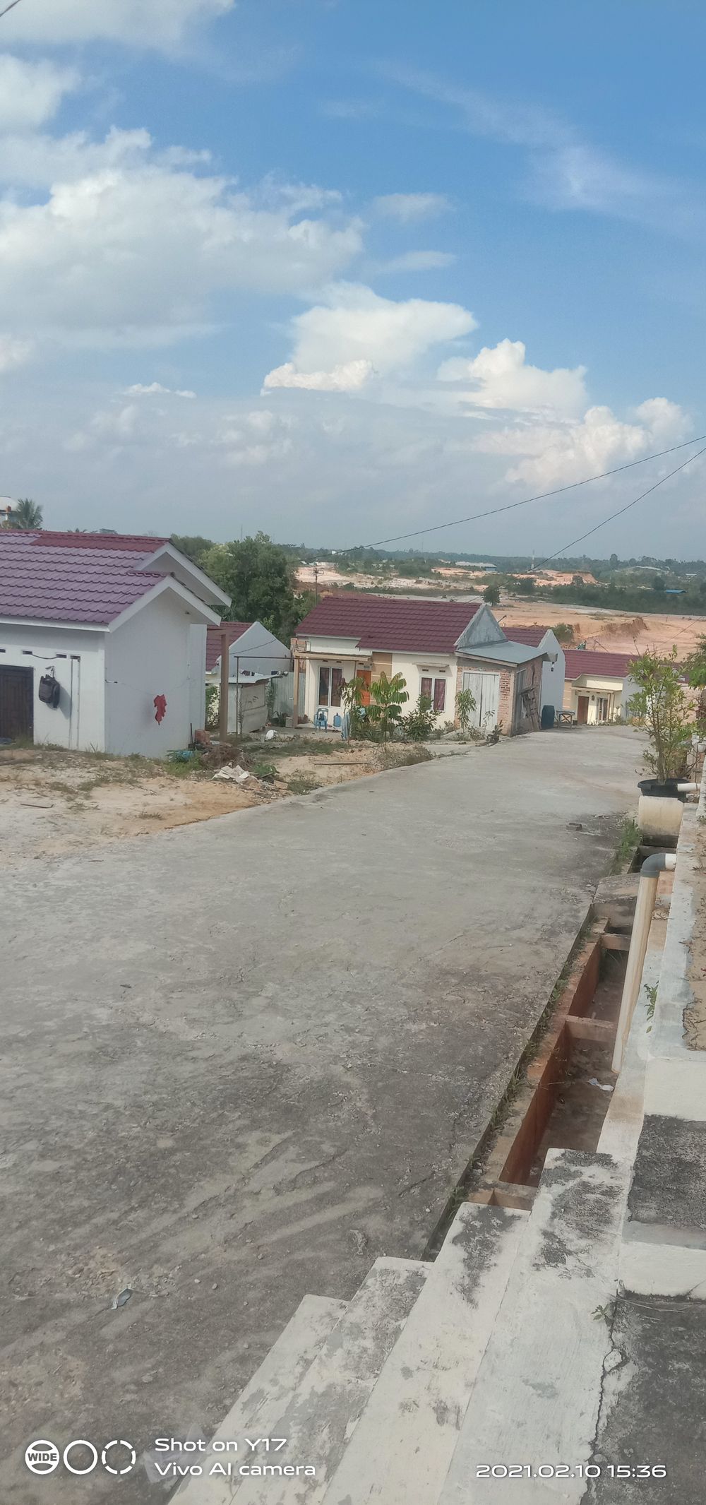 foto posisi tengah perumahan THE VALLEY RESIDENCE III TAHAP 5