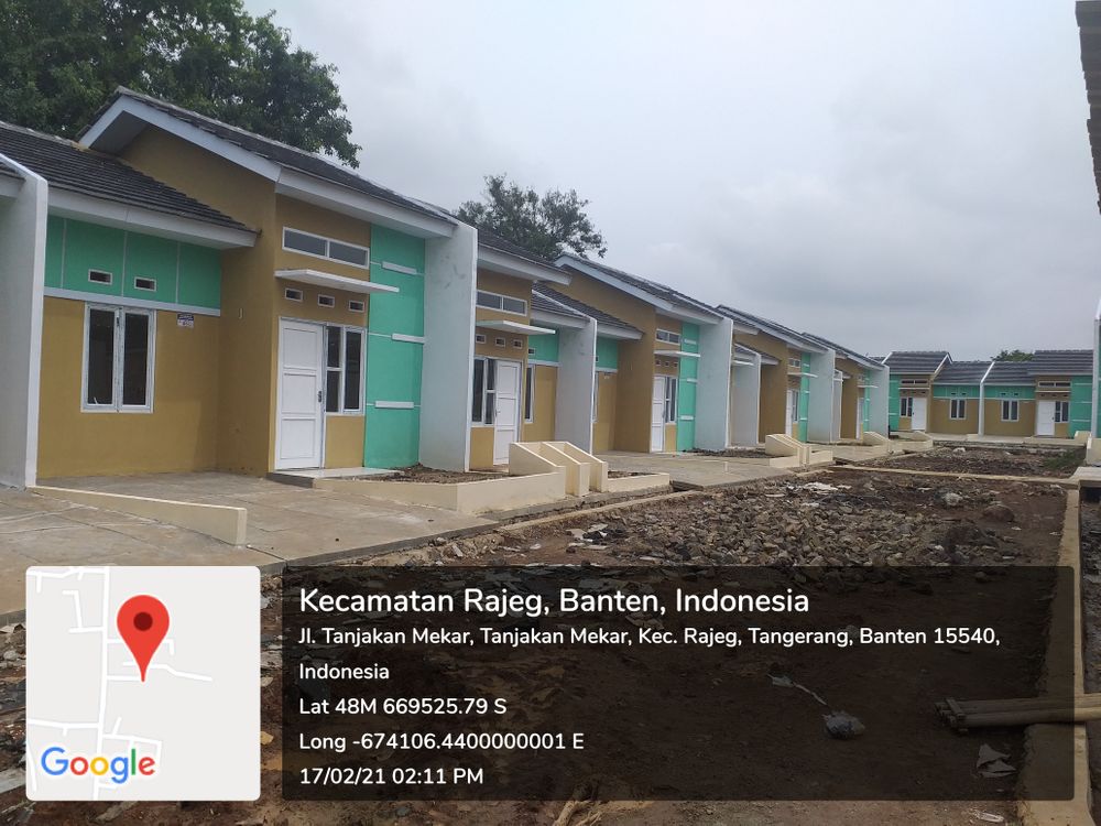 foto posisi tengah perumahan Grand Madani Residence