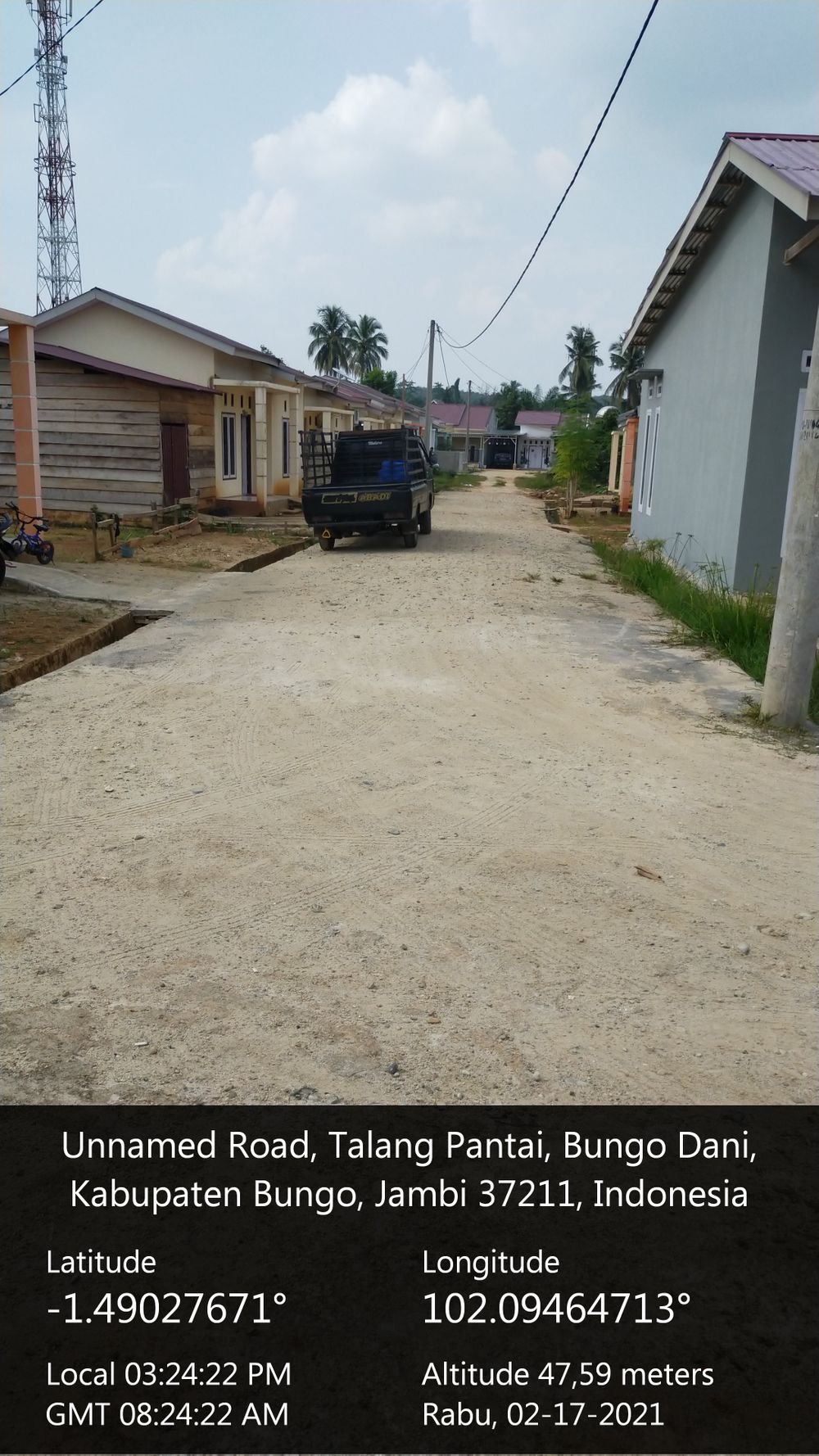 foto posisi tengah perumahan Dempo residence 1