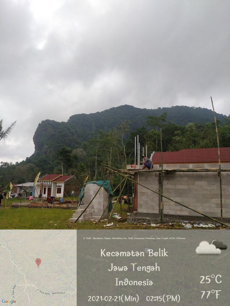 foto posisi tengah perumahan Taman Rancah Indah
