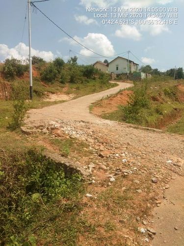 foto posisi tengah perumahan Villa tol muaro