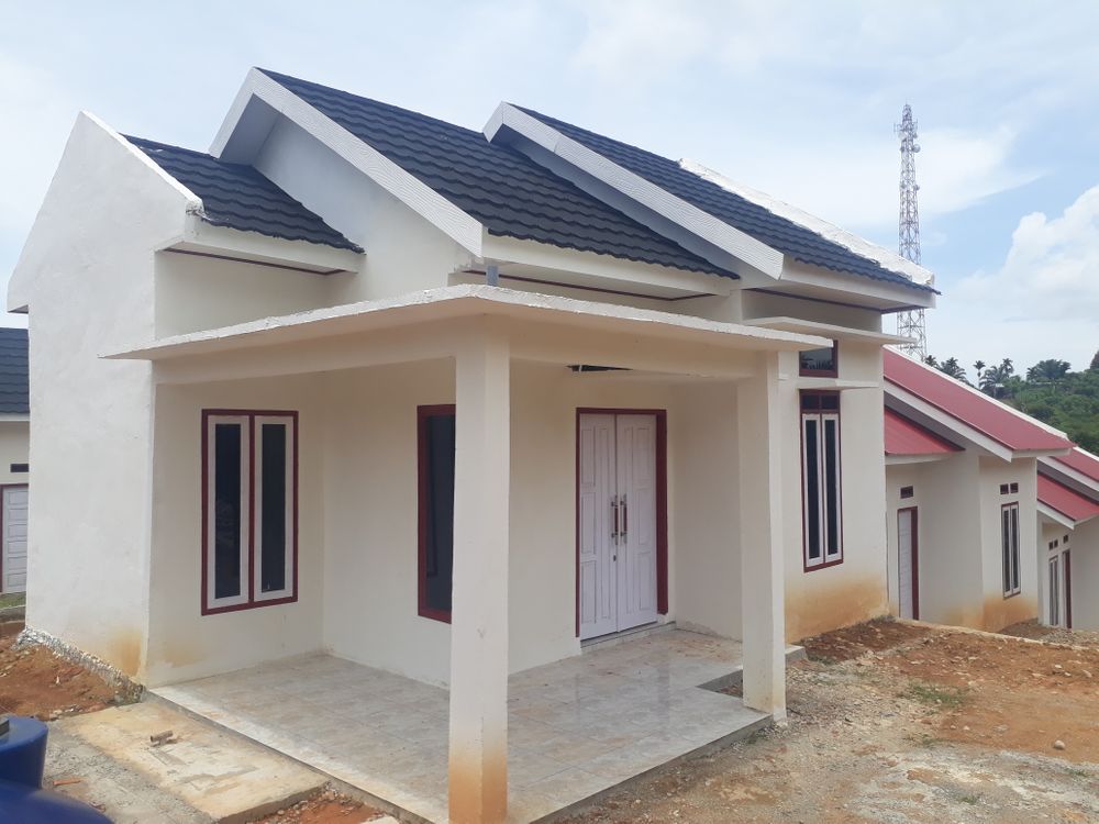 foto posisi tengah perumahan Grand Pulai Payung Village