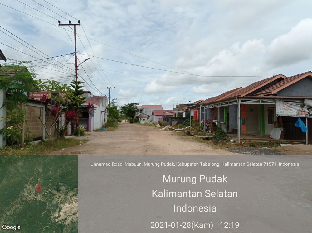 foto posisi tengah perumahan GREEN MELATI