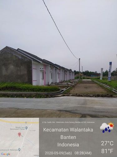 foto posisi tengah perumahan green walantaka