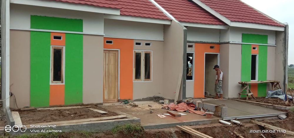 foto posisi tengah perumahan THE GREEN PAGADEN