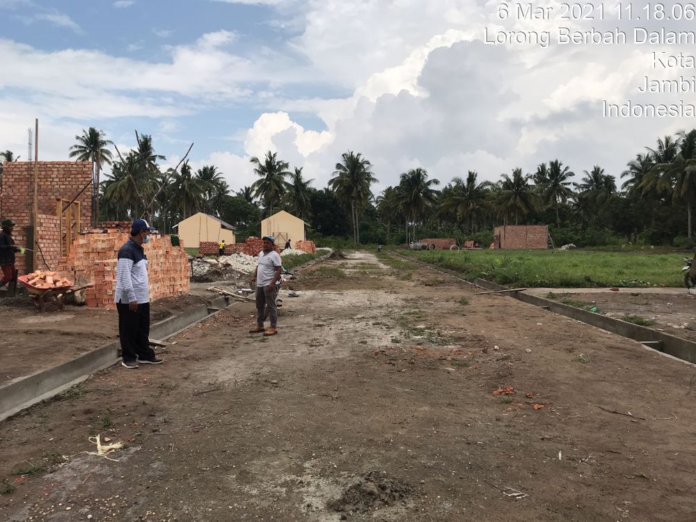 foto posisi tengah perumahan Delta Abadi