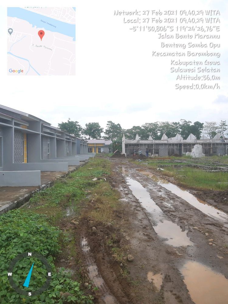 foto posisi tengah perumahan GREEN NURHIDAYAT BENTENG SOMBA OPU