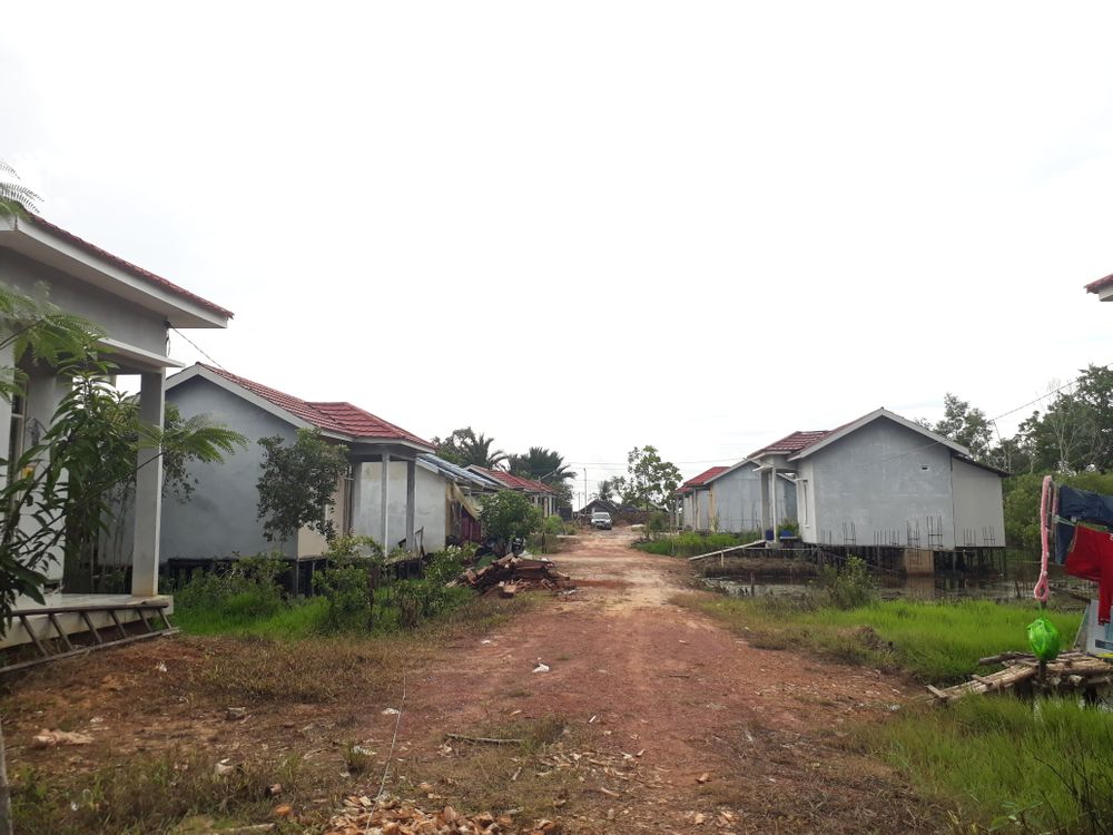 foto posisi tengah perumahan BORNEO JAYA RESIDENCE
