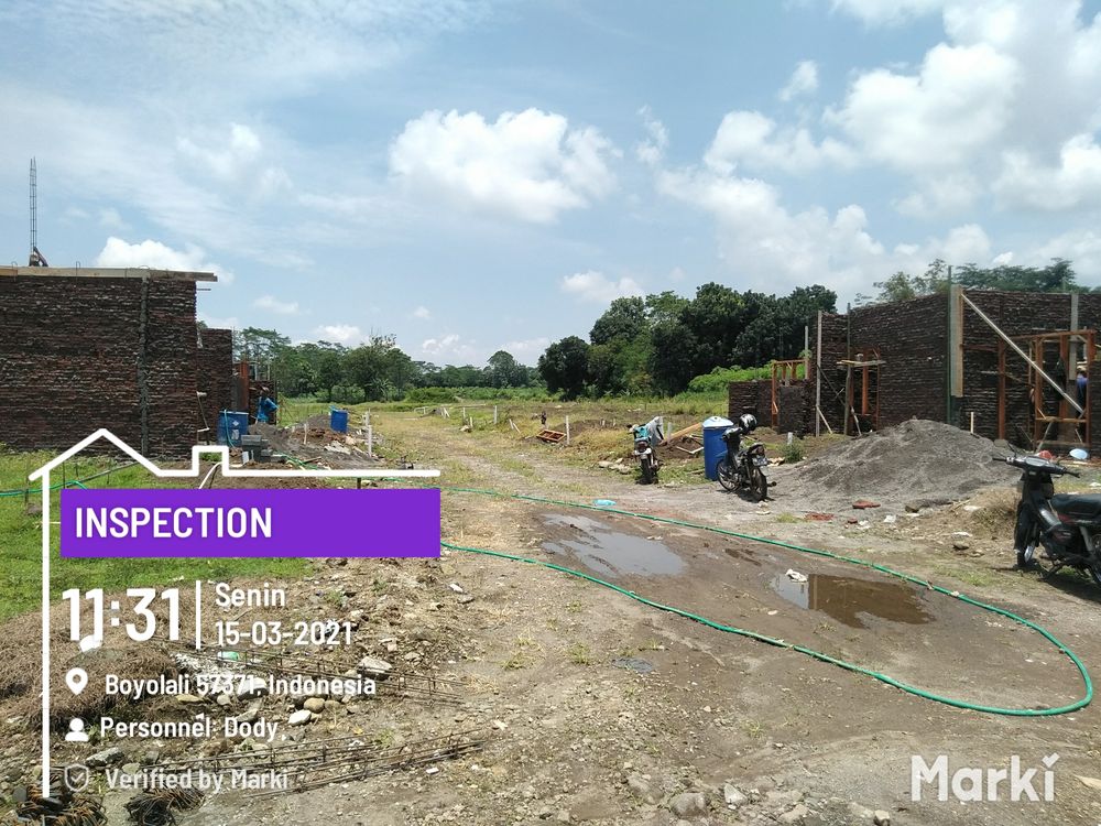 foto posisi tengah perumahan GRIYA SEJAHTERA 1 TAHAP 2