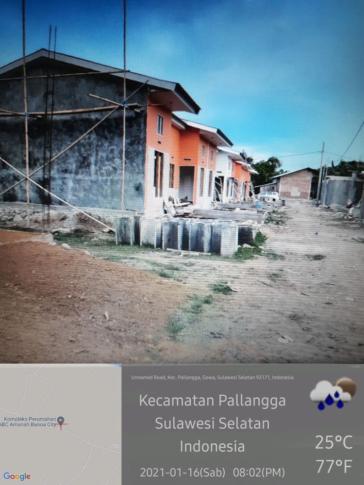 foto posisi tengah perumahan PERUM. AMANAH BANOA CITY