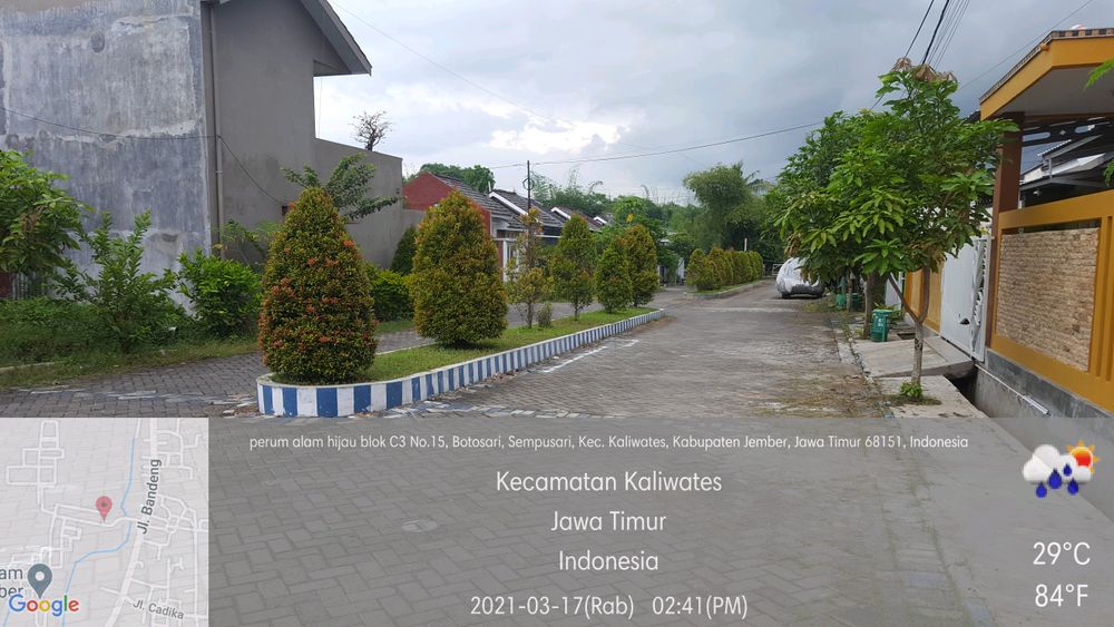 foto posisi tengah perumahan PERUMAHAN ALAM HIJAU TAHAP I