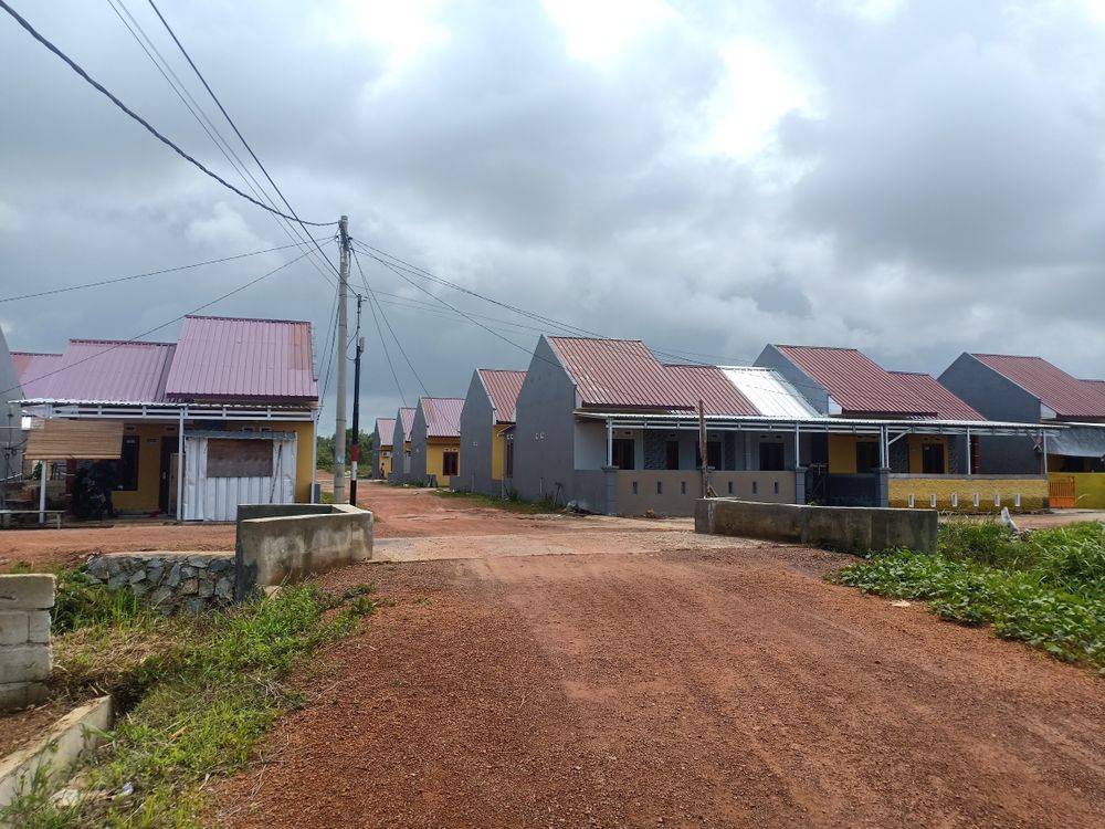 foto posisi tengah perumahan Asiong Regency