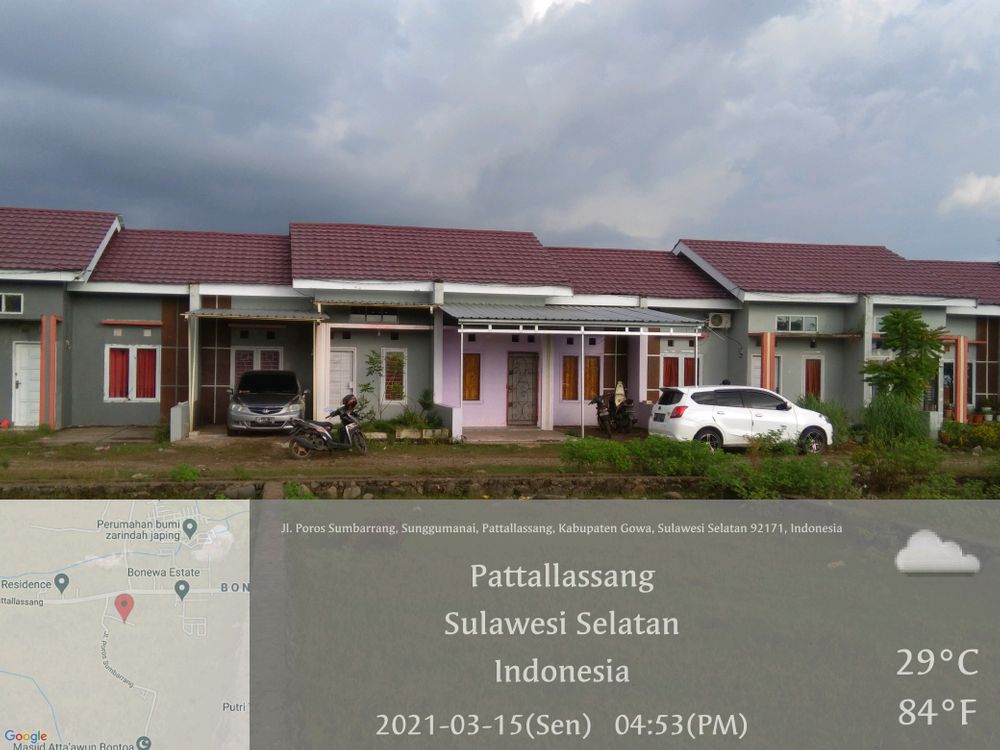 foto posisi tengah perumahan YENAS INDAH RESIDENCE