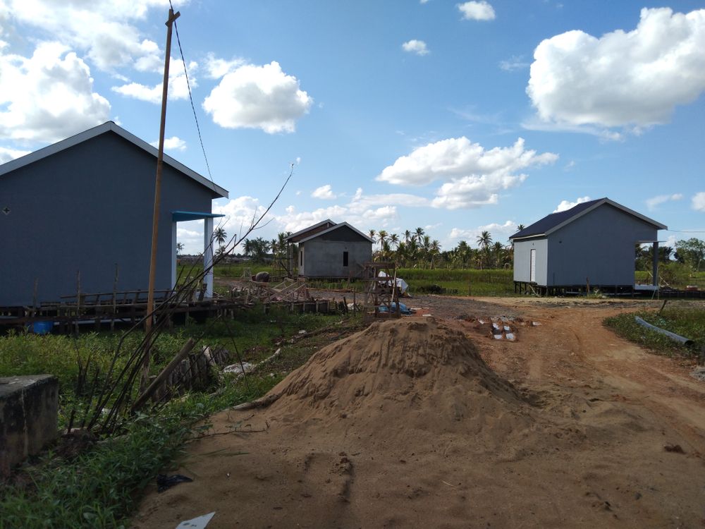 foto posisi tengah perumahan Berkat Pesona Sei Lulut Blok D