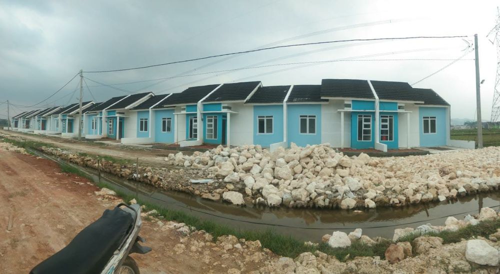 foto posisi tengah perumahan GRAND MADANI VILLAGE CILEUNGSI