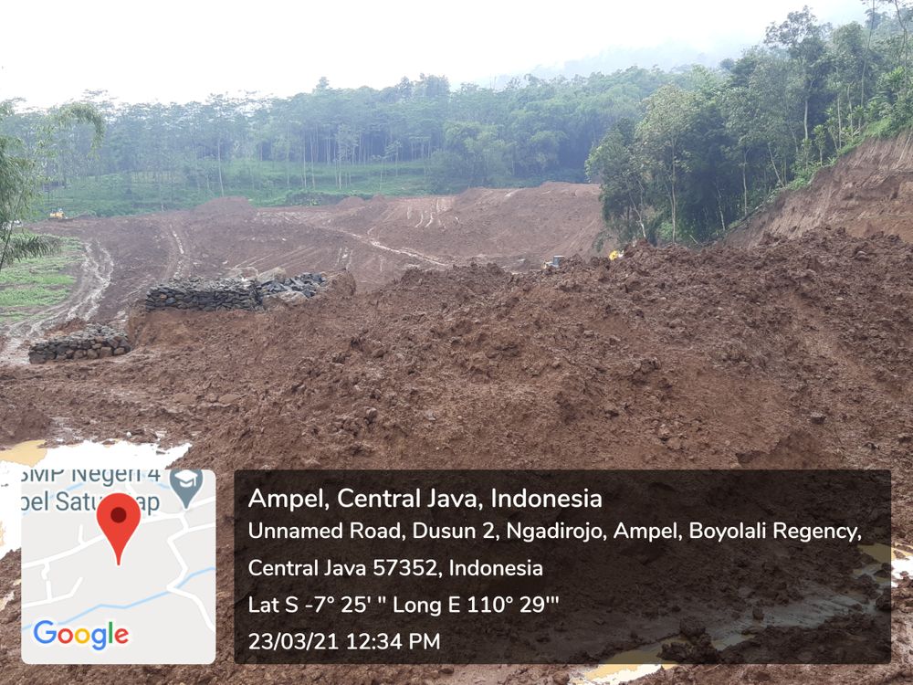 foto posisi tengah perumahan GRHA MULIA ASRI V