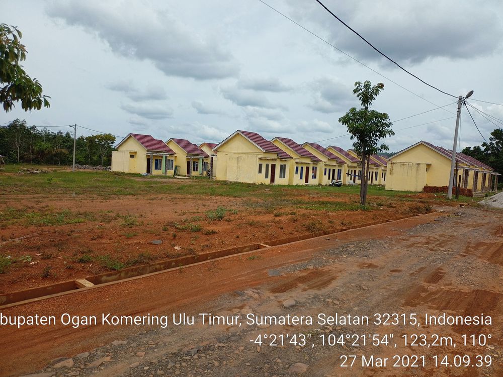 foto posisi tengah perumahan Elya Residence