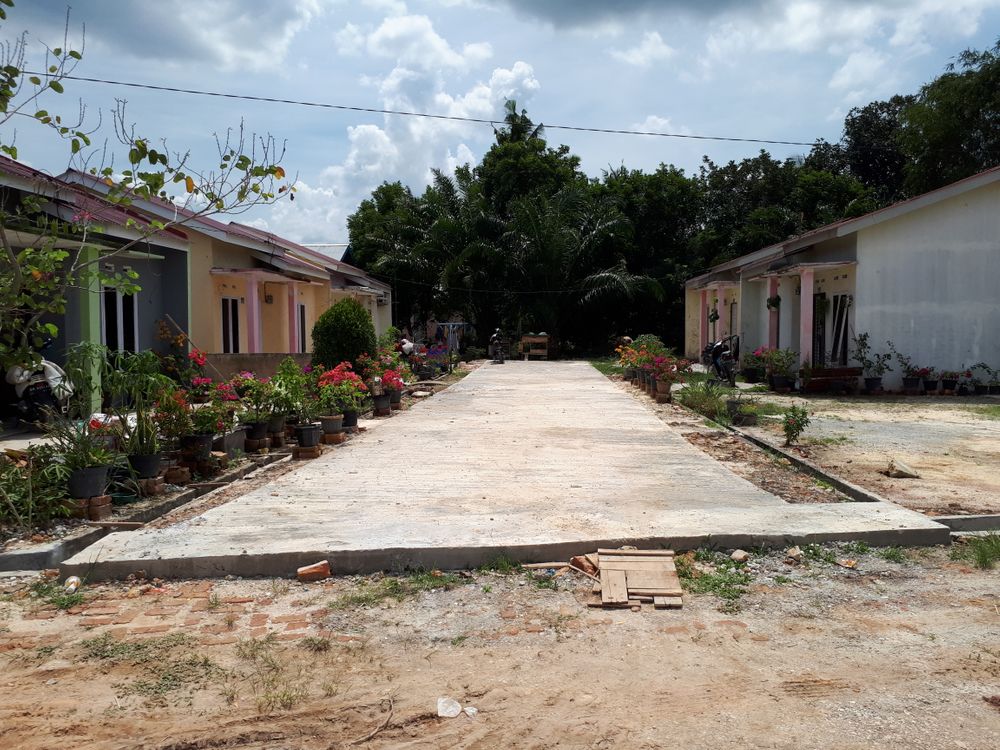 foto posisi tengah perumahan Griya Limbungan Asri