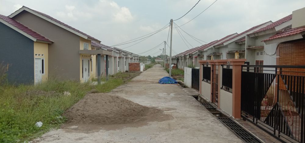 foto posisi tengah perumahan Palem Emas 