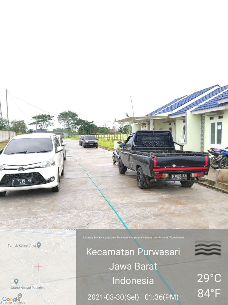 foto posisi tengah perumahan GRAHA KARANGSARI KARAWANG