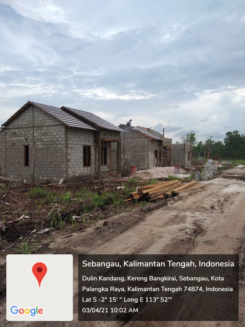 foto posisi tengah perumahan CITRA BARITO 3