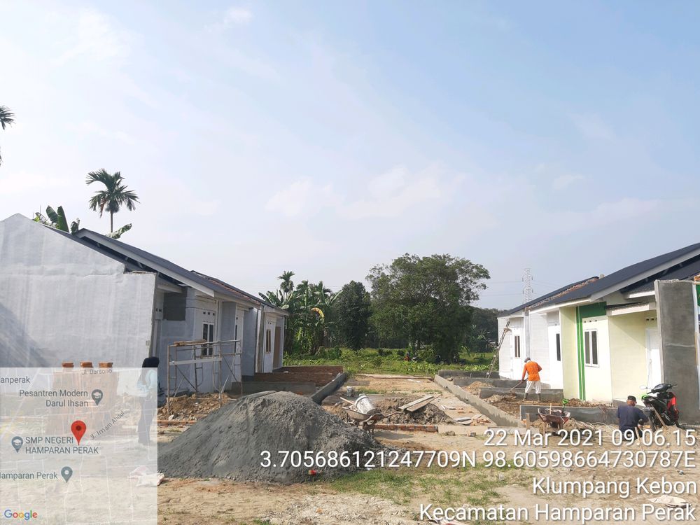 foto posisi tengah perumahan BUMI MIRAJ PERMAI 2