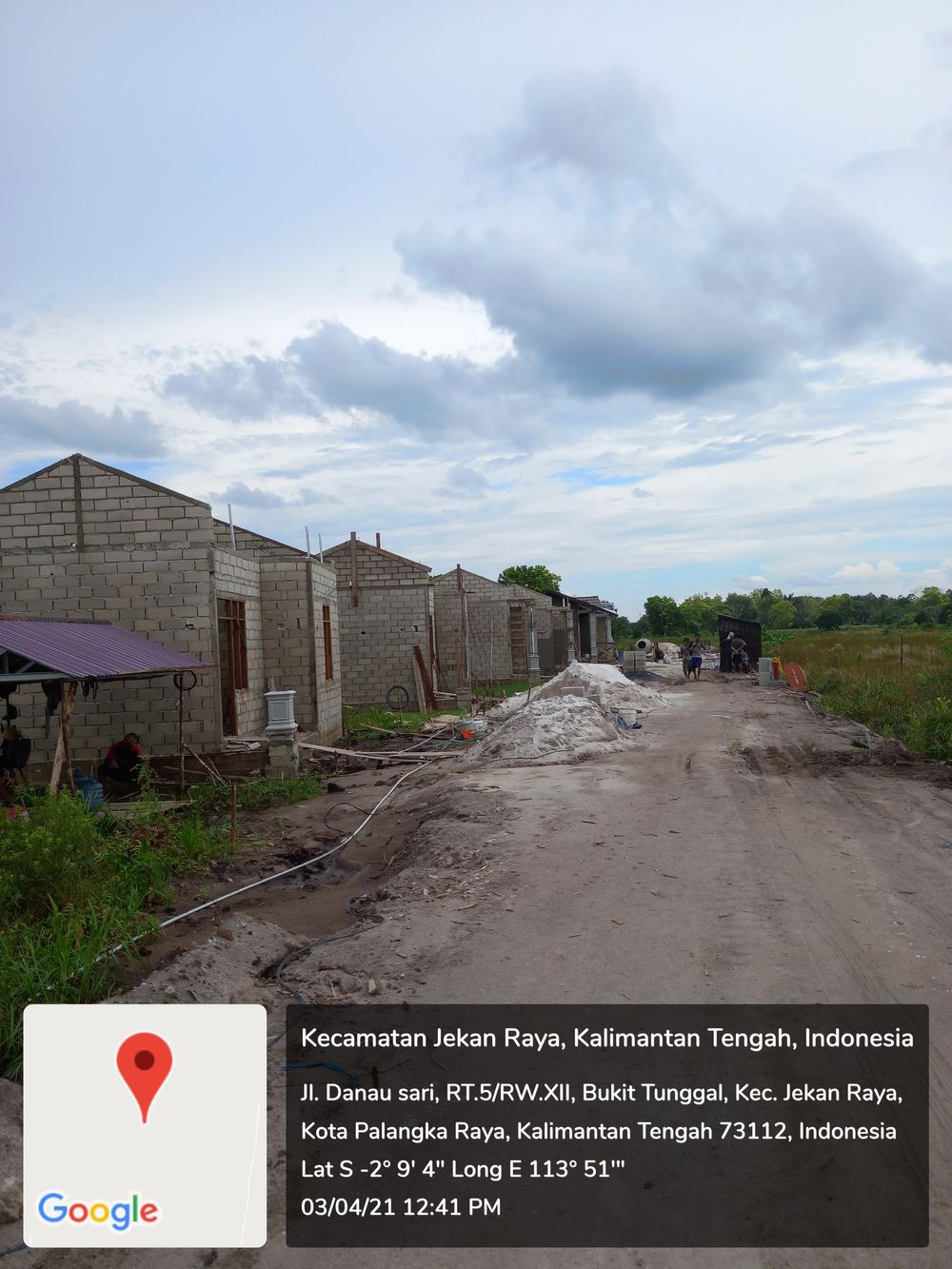 foto posisi tengah perumahan PASAH HANJENAN