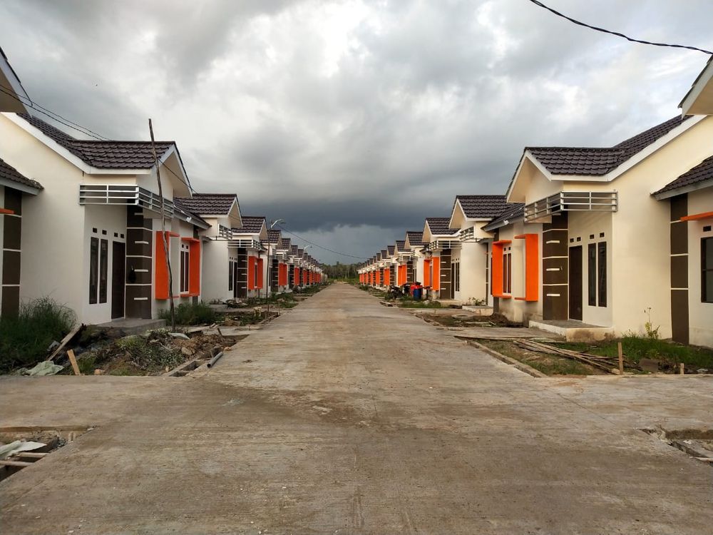 foto posisi tengah perumahan MEGA RESIDENCE.